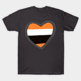 Dissociative identity disorder pride colors heart T-Shirt